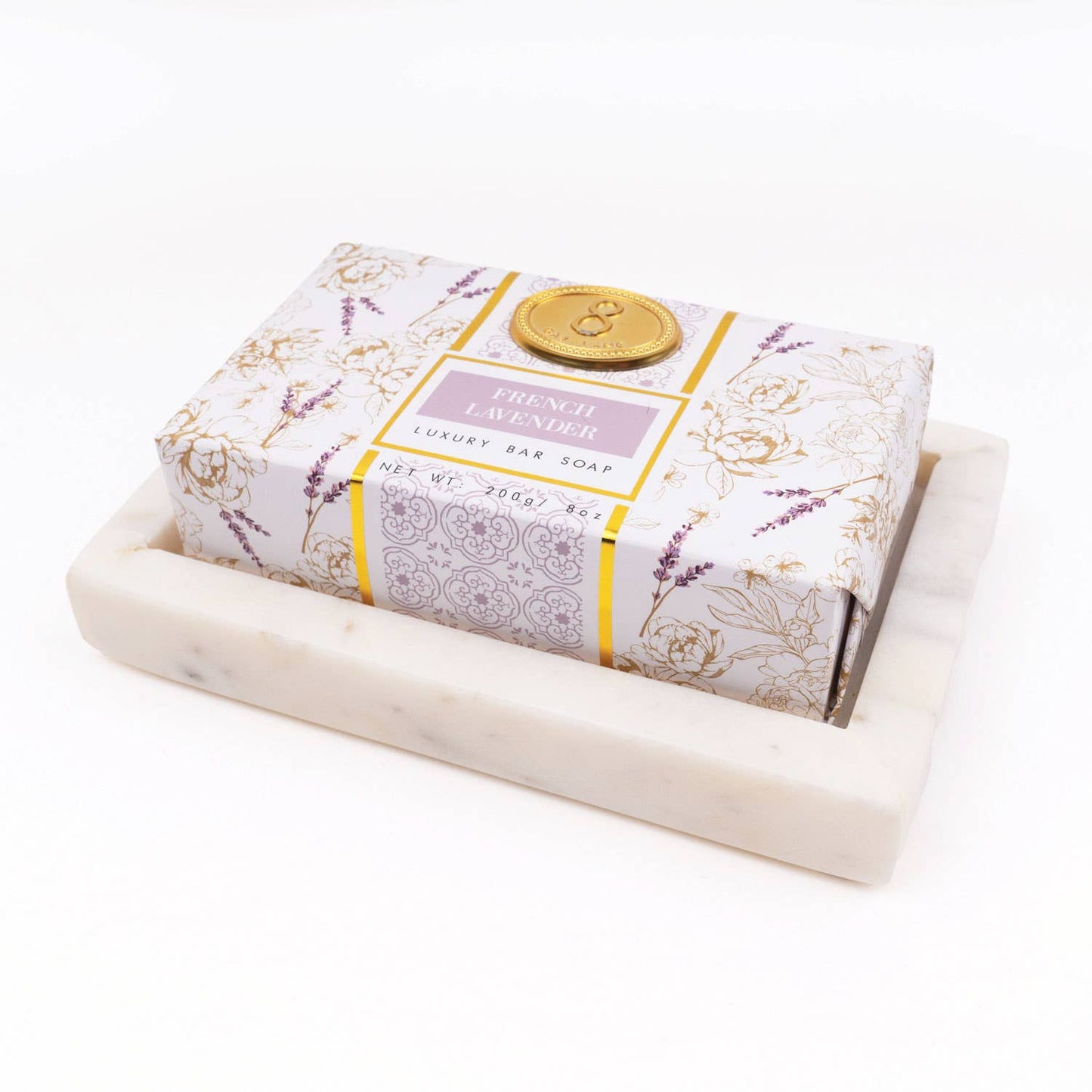 WHITE MARBLE SOAP DISH