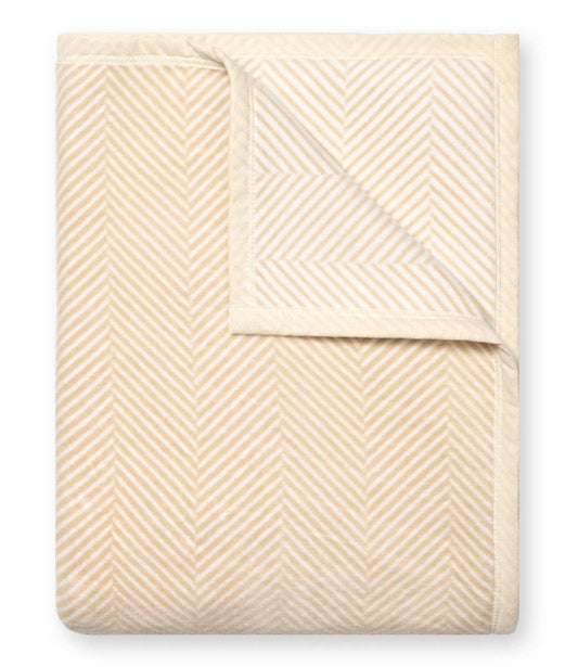 HERRINGBONE CREAM BLANKET