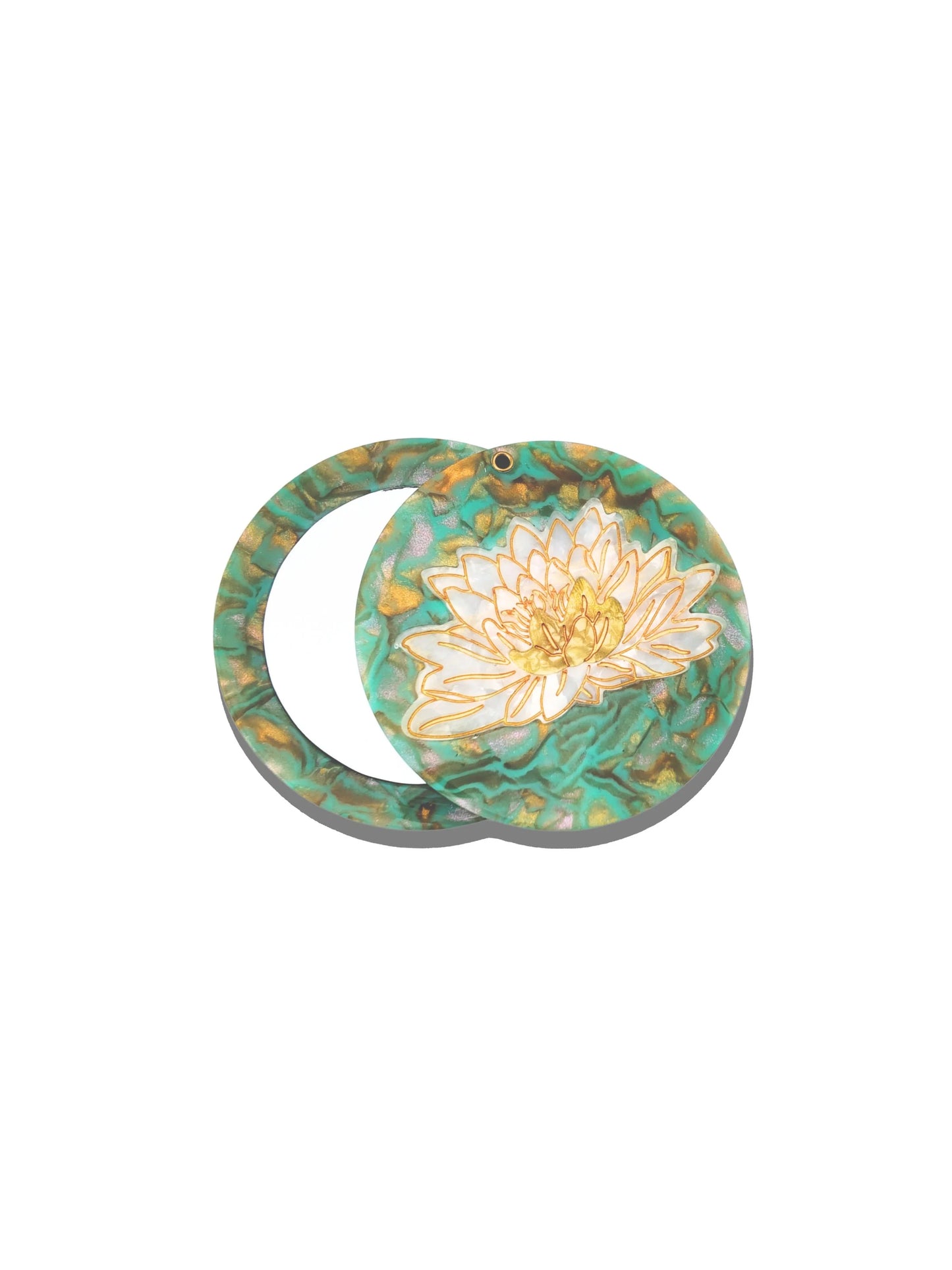 WATERLILY COMPACT MIRROR