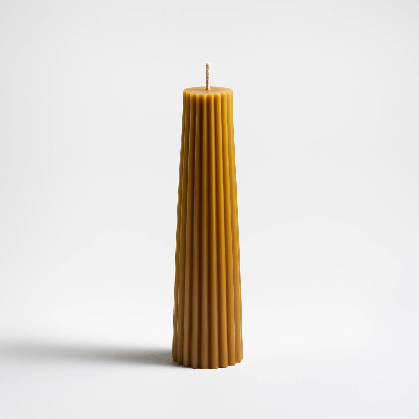 PETITE PILLAR HAND POURED BEESWAX CANDLE