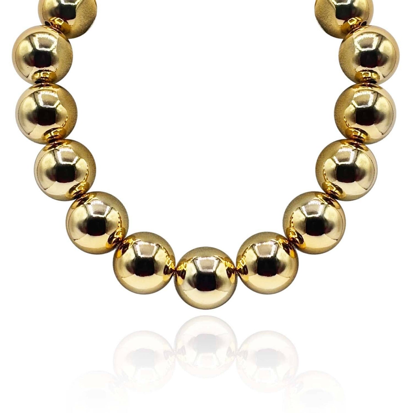 GOLD GUMBALL NECKLACE