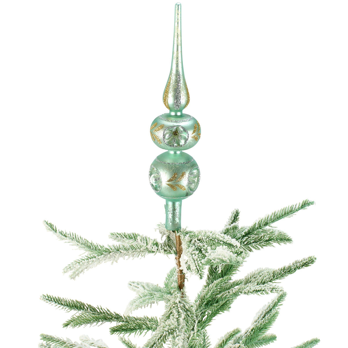 BLUE GLASS TREE TOPPER