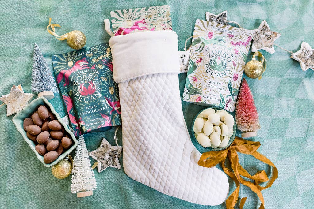 MILK CHOCOLATE COVERED PECANS