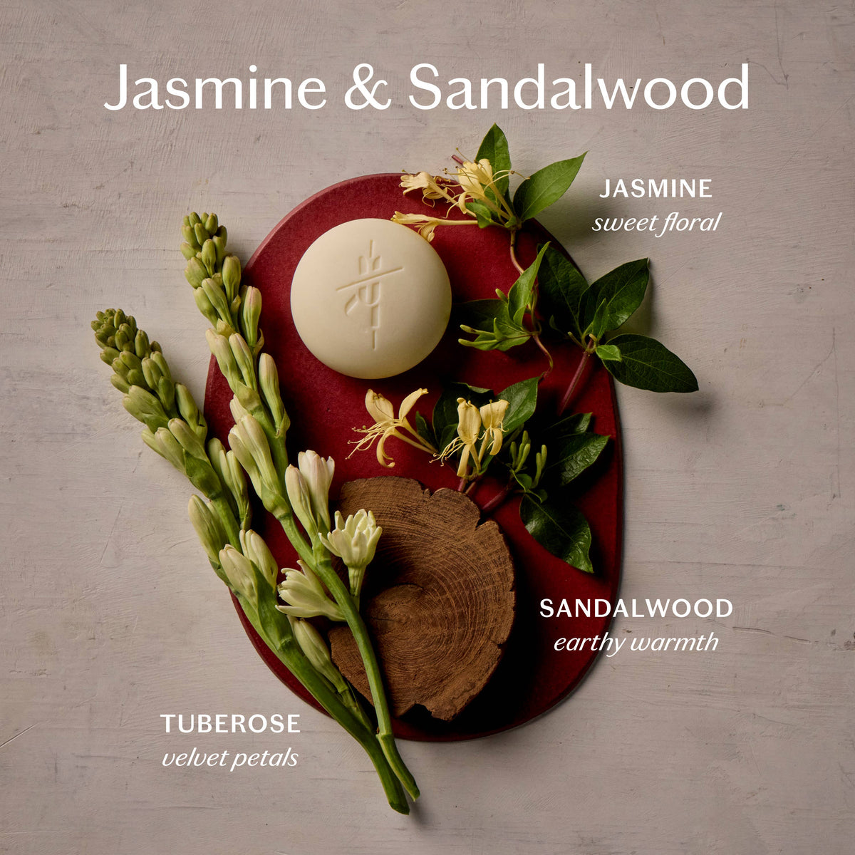 JASMINE AND SANDALWOOD DEEP MOISTURIZING BAR
