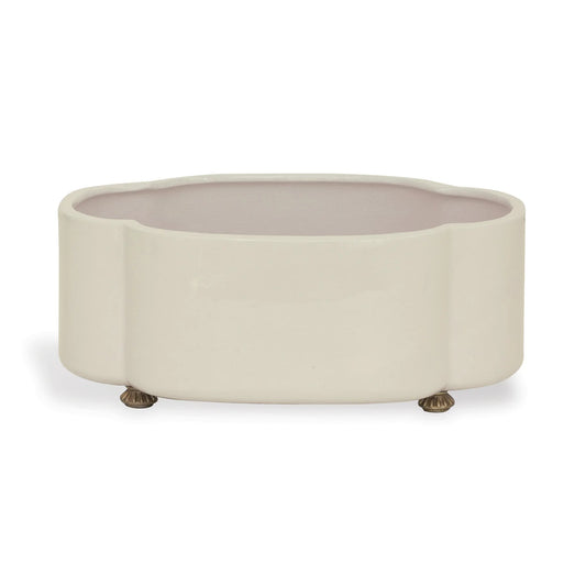 CAROL OVAL CREAM PLANTER