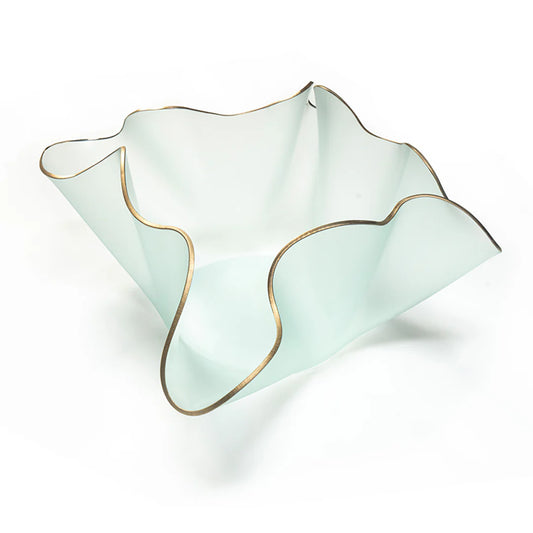ANEMONE FROSTED SCULPTURE BOWL