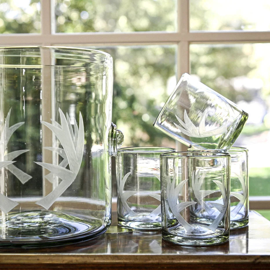 ANTLERS ROCKS GLASS (CLEAR) SET OF 4
