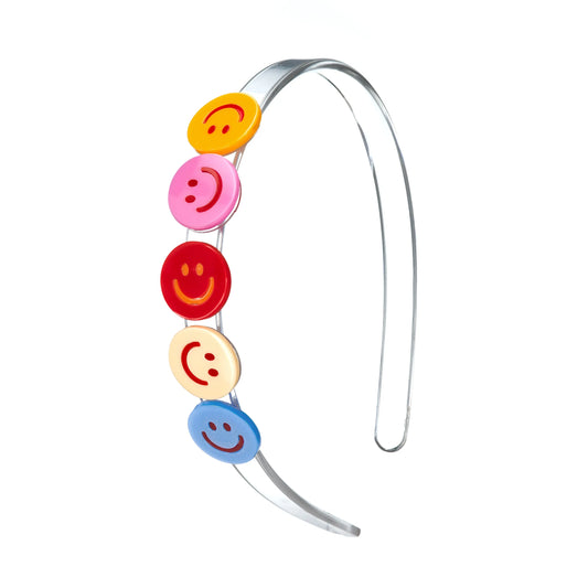 HAPPY FACE HEADBAND