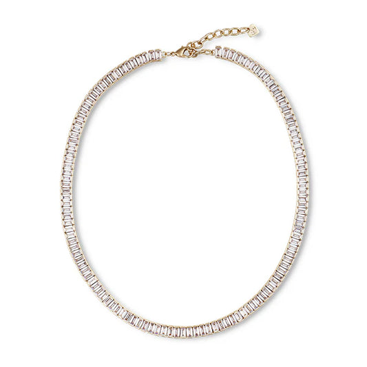 BAGUETTE TENNIS NECKLACE