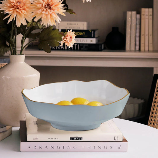 BOWL - MEDIUM ENCANTO DAKOTA (SLATE AND WHITE)