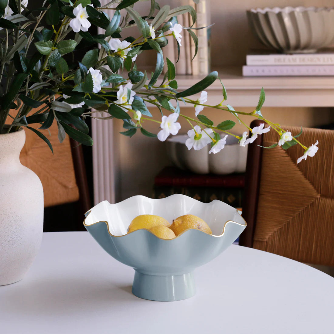 PEDESTAL BOWL - SMALL ENCANTO CAROLA