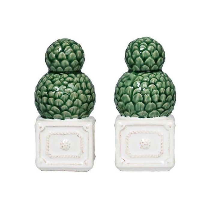 BERRY AND THREAD TOPIARY SALT AND PEPPER- SET OF 2