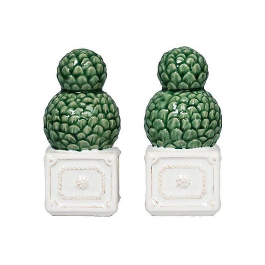 BERRY AND THREAD TOPIARY SALT AND PEPPER- SET OF 2