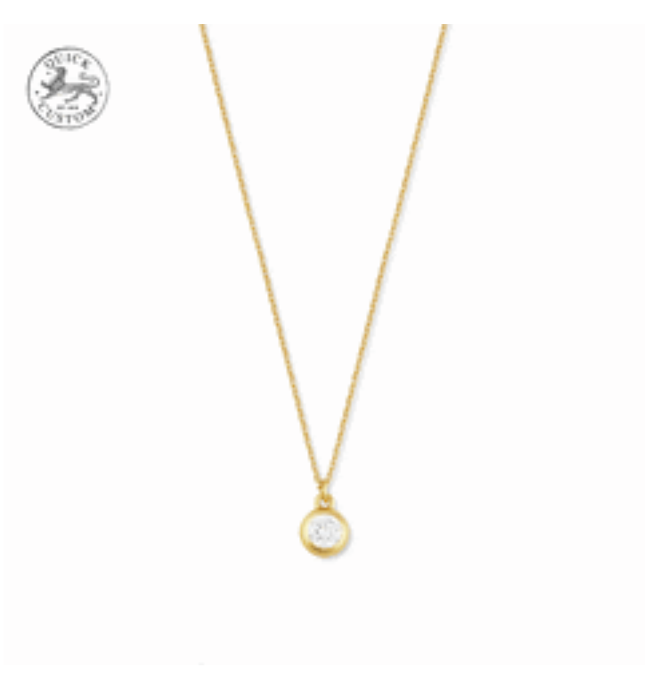 BEZEL DAINTY NECKLACE