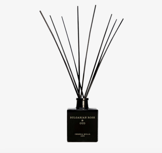 REED DIFFUSER 3.4 OZ. - BULGARIAN ROSE & OUD - BLACK