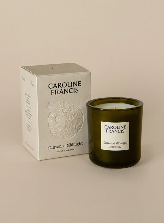 CANDLE - CAROLINE FRANCIS - CANYON AT MIDNGHT 7.5 OZ