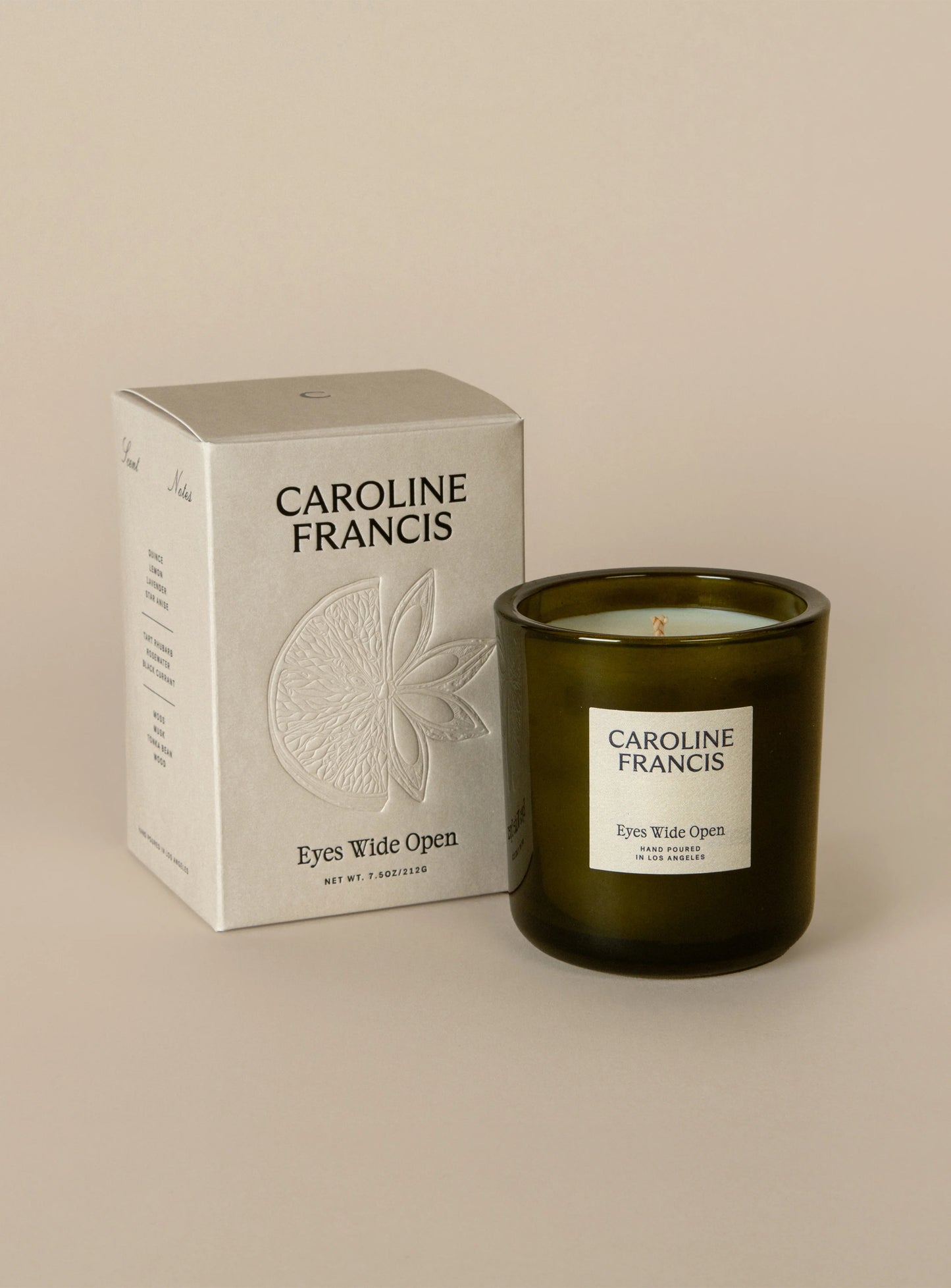 CANDLE - CAROLINE FRANCIS - EYES WIDE OPEN - 7.5 OZ