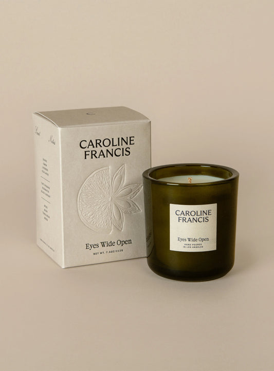 CANDLE - CAROLINE FRANCIS - EYES WIDE OPEN - 7.5 OZ