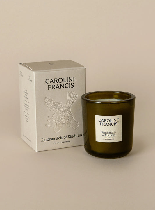 CANDLE - CAROLINE FRANCIS - RANDOM ACTS OF KINDNESS - 7.5 OZ