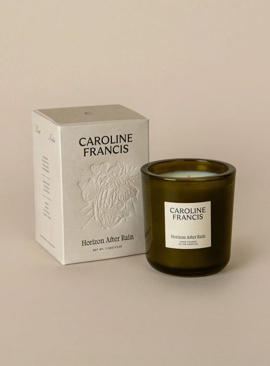 CANDLE - CAROLINE FRANCIS - HORIZON AFTER RAIN - 7.5 OZ