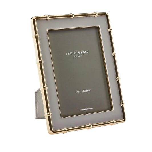 CHIFFON AND GOLD BAMBOO FRAME