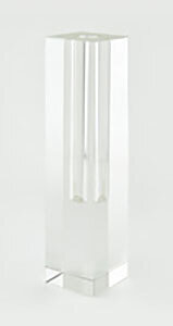 CRYSTAL BUD VASE 8"