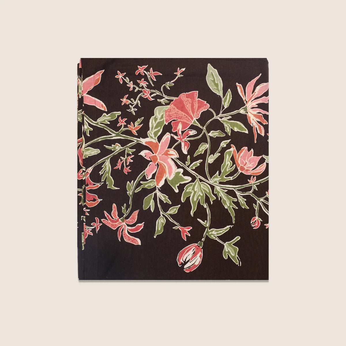 CAMILLE CHOCOLATE TABLECLOTH 72" X 127"