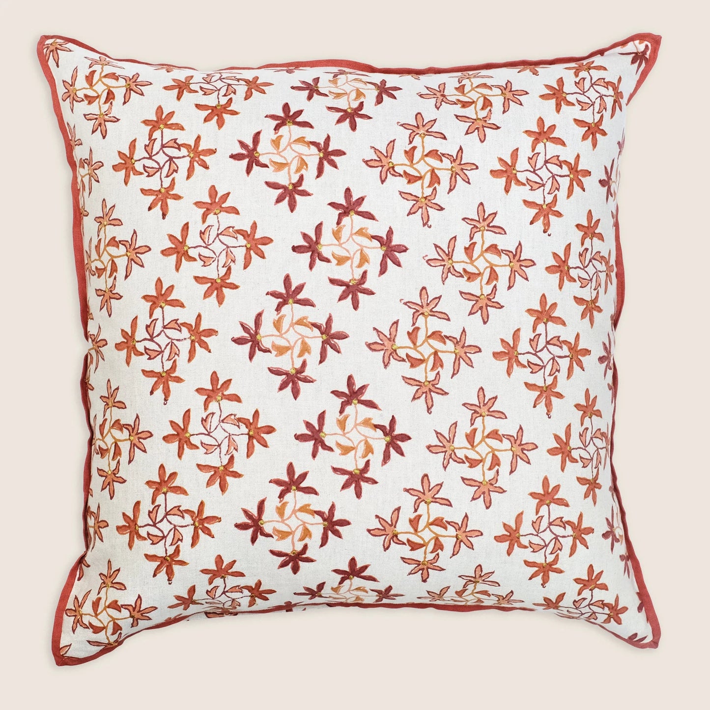 CELESTE PILLOW WITH EMBROIDERY- 22X22