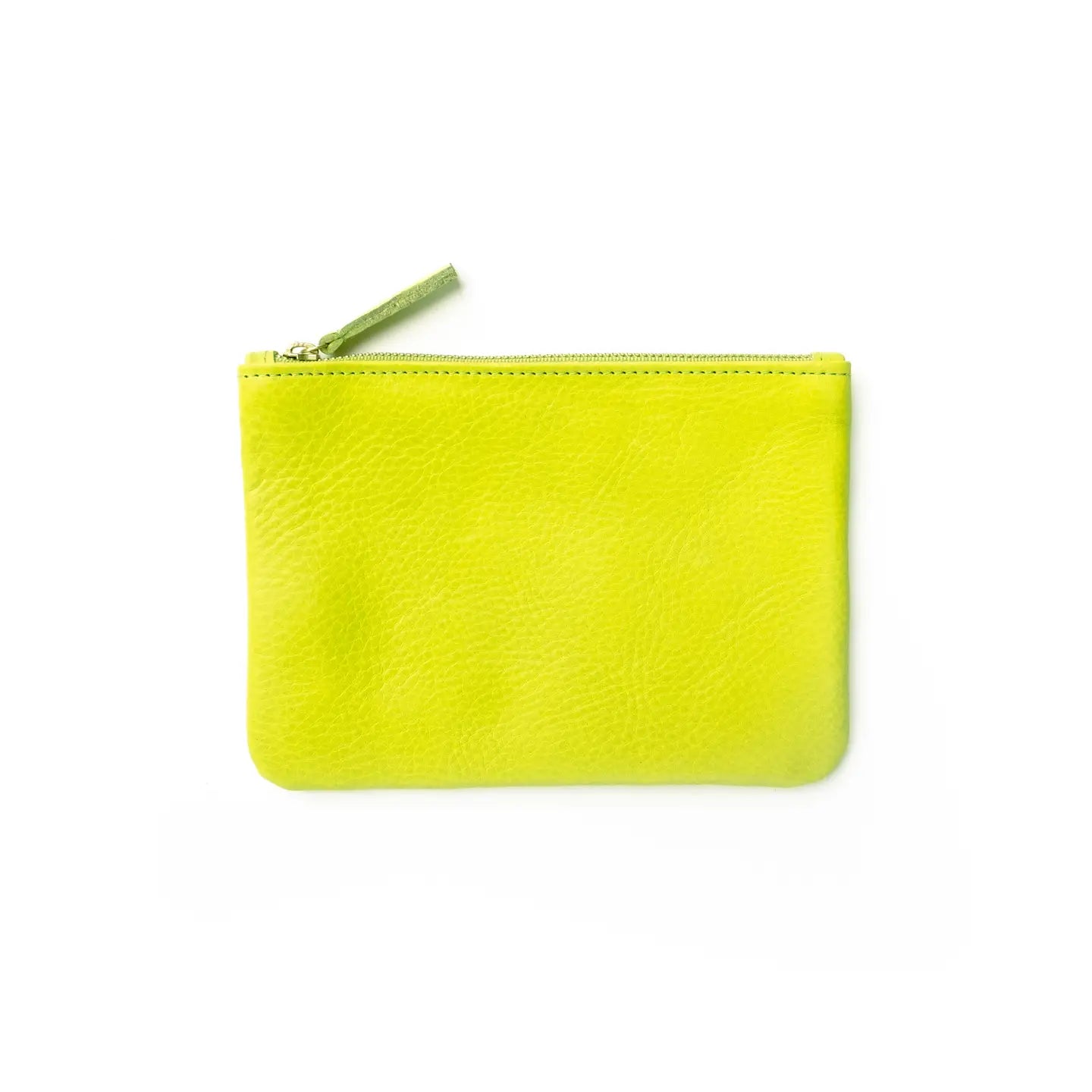 LEATHER ZIPPER POUCH