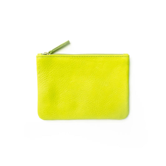LEATHER ZIPPER POUCH
