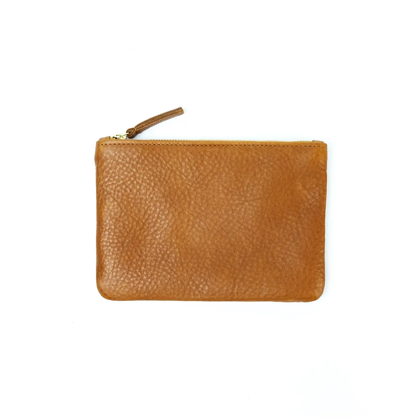 LEATHER ZIPPER POUCH