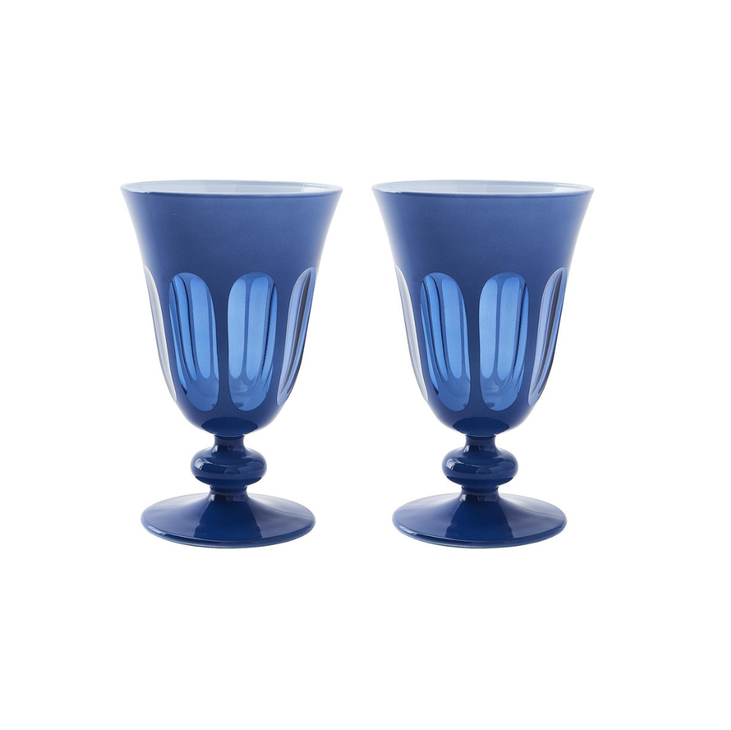 RIALTO GLASS TULIP- SET OF 2