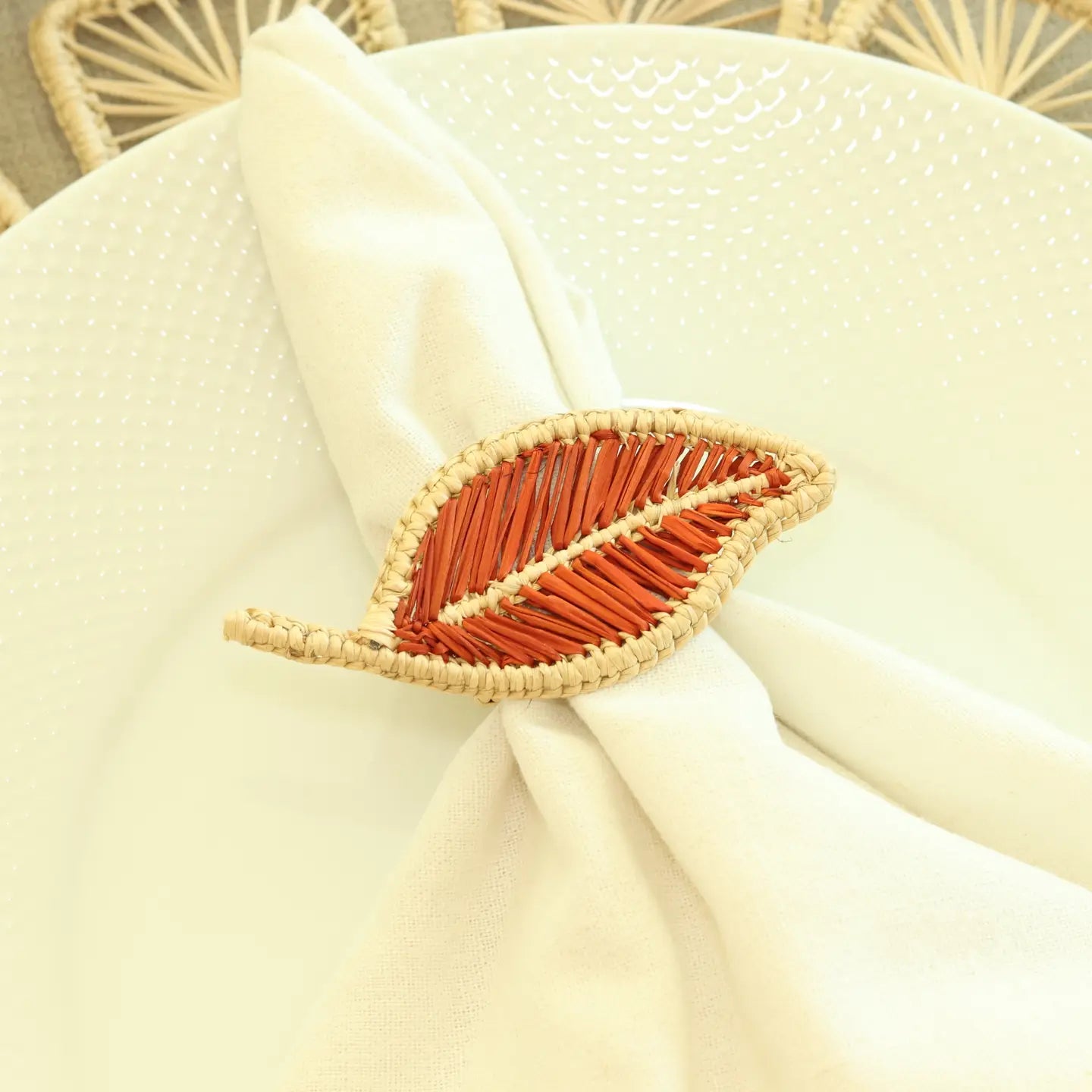 FALL LEAF NAPKIN RING