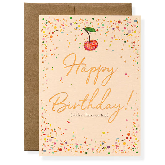 Happy Birthday With A Cherry On Top