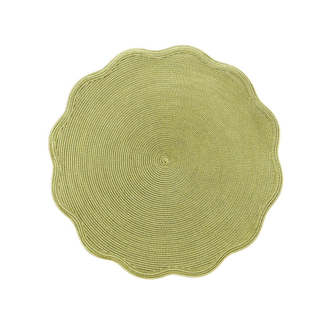 ROUND SCALLOP PLACEMAT- SET OF 4