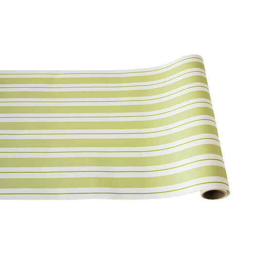 RUNNER - GREEN AWNING STRIPE - 20"X25'