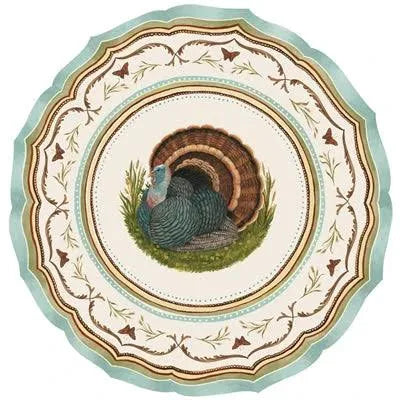 PLACEMAT - DIE CUT HERITAGE TURKEY CHINA - SET OF 12