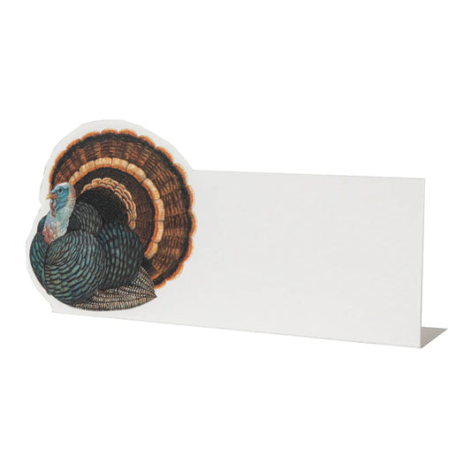PLACE CARD - HERITAGE TURKEY - SET OF 12