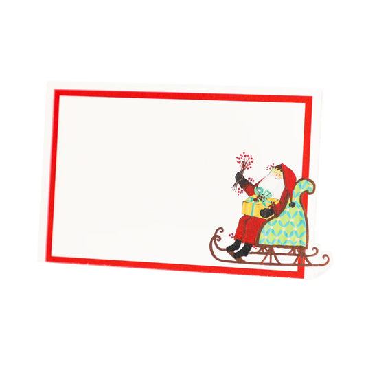 PLACE CARD - OLD ST. NICK SLEIGH - SET OF 12