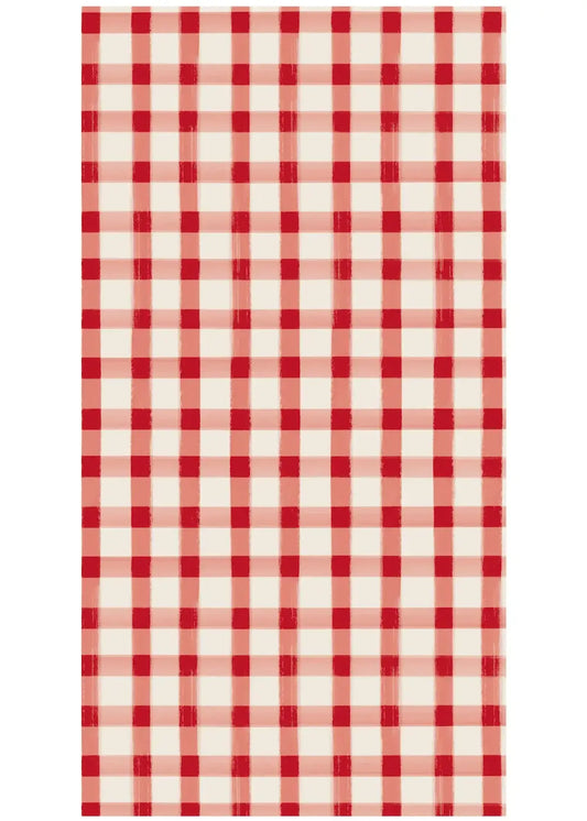 GUEST NAPKIN - PAINTED CHECK - PACK OF 16