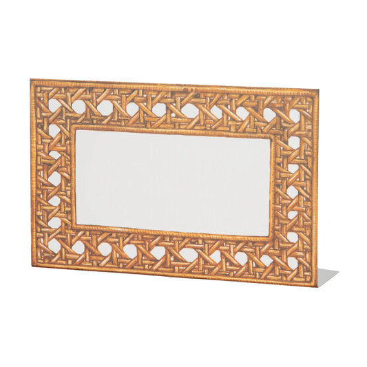 PLACE CARD - RATTAN WEAVE - SET OF 12