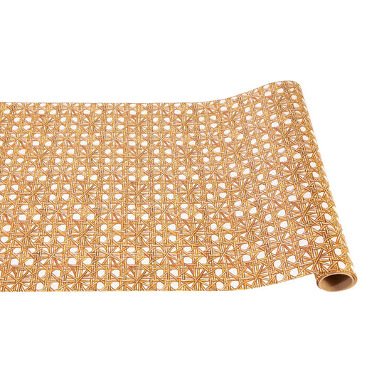 TABLE RUNNER - RATTAN WEAVE 20'X25'
