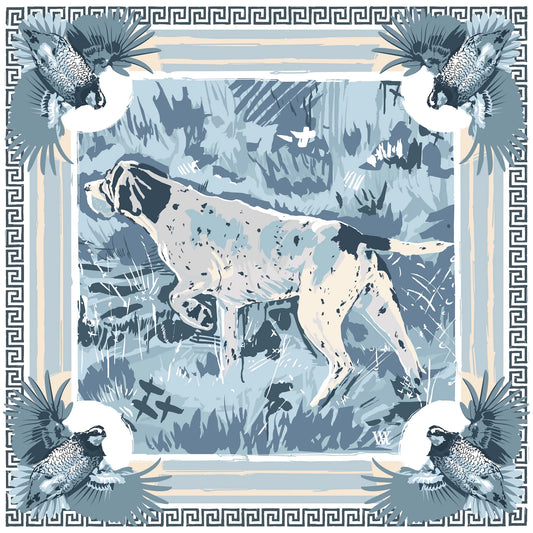POINTING STRONG SILK SCARF