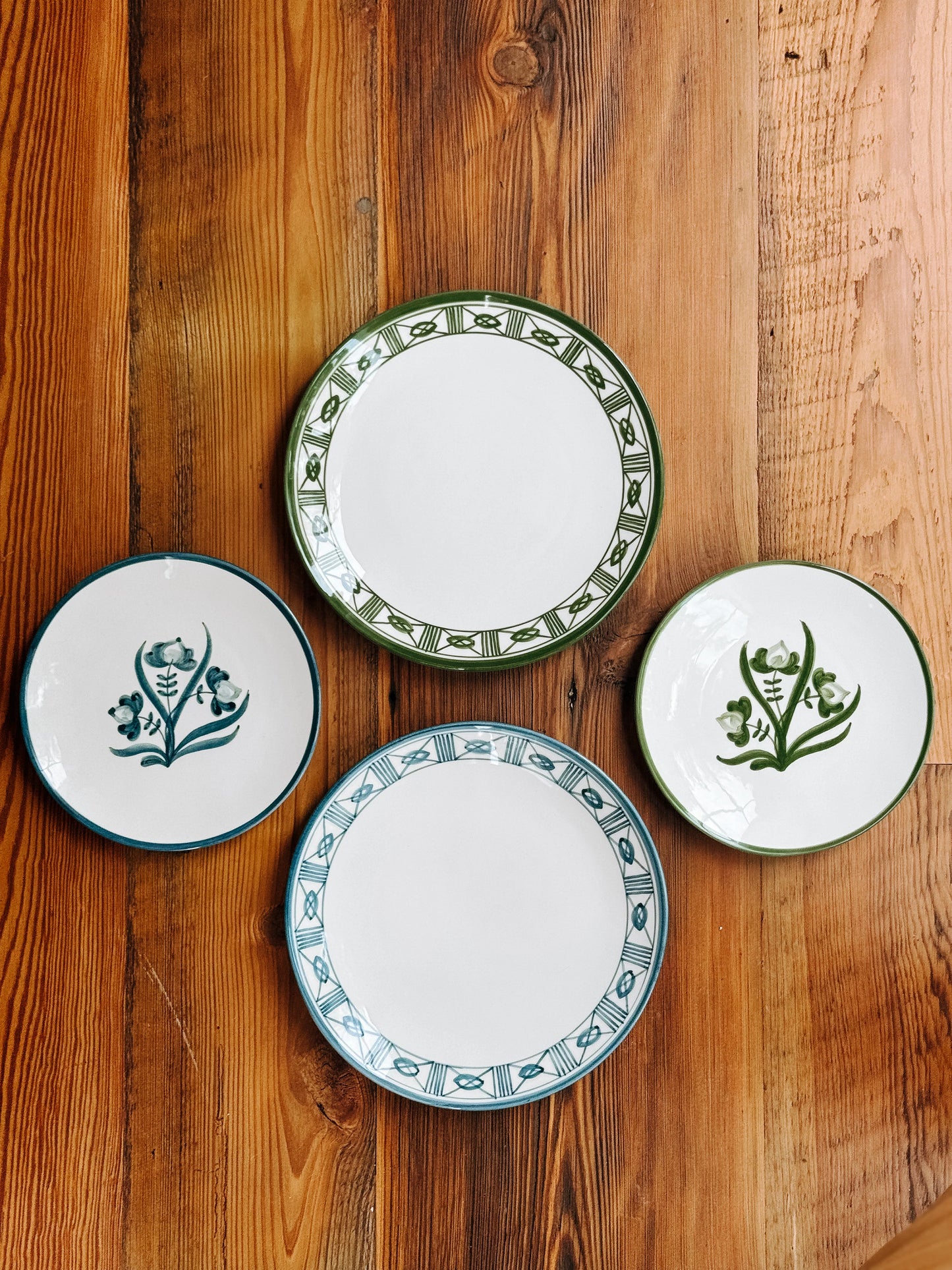 LISBON FLORAL SALAD PLATE