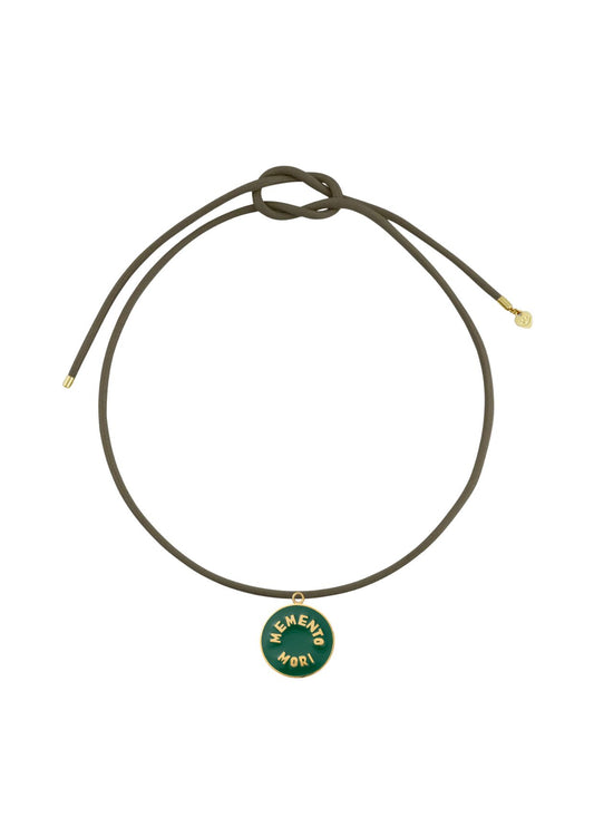 MOMENTO MORI CORD NECKLACE