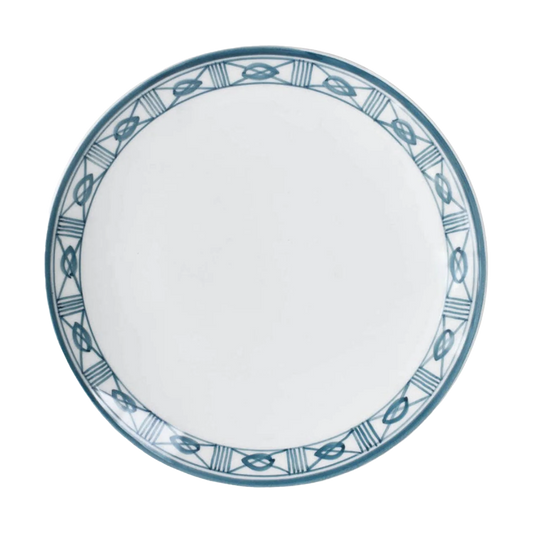 LISBON DINNER PLATE- FILIGREE RIM