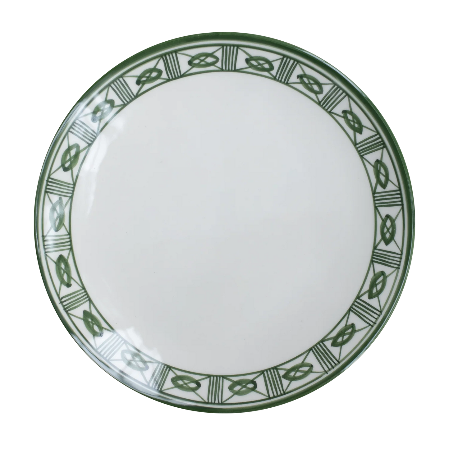 LISBON DINNER PLATE- FILIGREE RIM