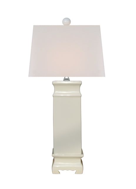 WHITE SQUARE LAMP