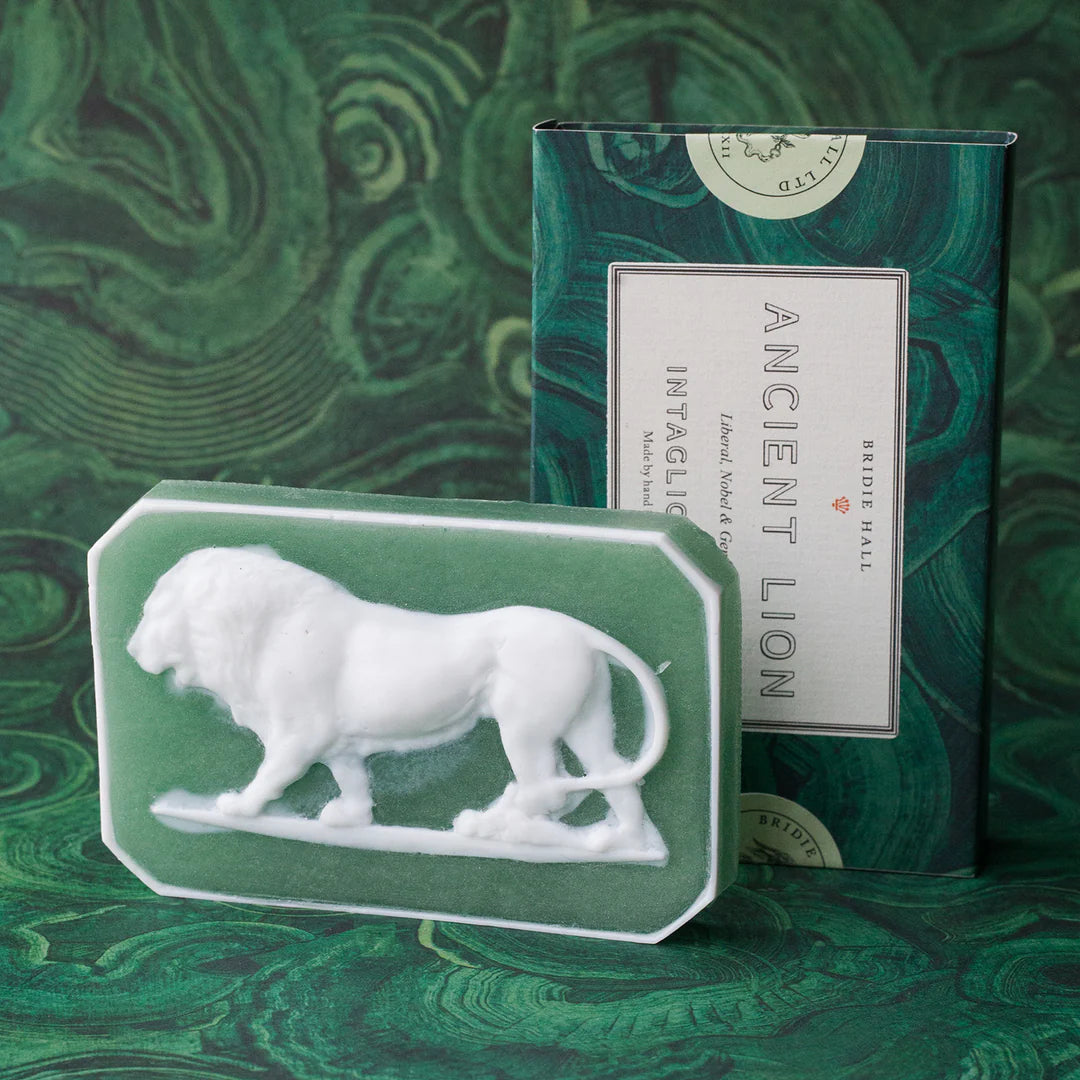 ANCIENT LION INTAGLIO SOAP - EUCALYPTUS