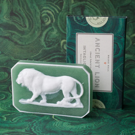ANCIENT LION INTAGLIO SOAP - EUCALYPTUS
